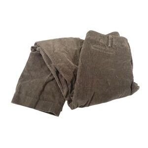Rafaella 10P Brown Corduroy Pants Straight Leg Earthcore Dark Academia